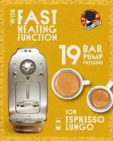 KAHAWA Capsule Machine - Chrome Silver KAHAWA Capsule Machine - Chrome Silver